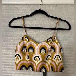 NWT House of Harlow 1960 Art Deco Crop Top